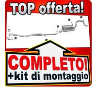 Scarico Completo per SUZUKI WAGON R+ (MM) 1.3 76CV Marmitta
