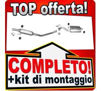 Scarico Completo per TOYOTA COROLLA (E12) 1.4 1.6 2004-2007 Marmitta