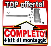 Scarico Completo per TOYOTA RAV 4 2.0D 4X4 LWB Marmitta