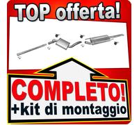 Scarico Completo per VOLKSWAGEN VENTO 1.9 D 65CV 1994-1998 Marmitta