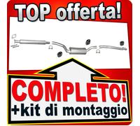 Scarico Completo per VOLVO S40 II & V50 2.0 D TD per senza DPF Marmitta