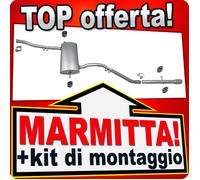 Scarico Completo per VOLVO S70 V70 2.0 2.4 2.5 / 850 2.0 2.5 1991-2000 Marmitta