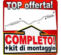 Scarico Completo per VW CADDY II 1.4 1.6 1.9 D Marmitta