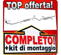 Scarico Completo per VW GOLF 3 III Variant 1.9 D Diesel 1993-1999 Marmitta