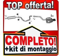 Scarico Completo per VW JETTA A5 GOLF V 1.9 TDi 105 PS Marmitta + cromato