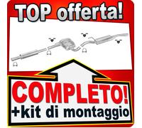 Scarico Completo per VW PASSAT 35i B3 1.8 2.0 136CV 3-Volumi Variant Marmitta