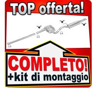 Scarico Completo per VW PASSAT 35i B3 1.9 TDI 110CV 3-Volumi Variant Marmitta