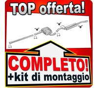 Scarico Completo per VW PASSAT 35i B3 2.0 115CV 3-Volumi Variant 91-93 Marmitta