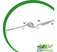 Scarico Completo per VW PASSAT 35i B4 1.9 TDI 90CV Marmitta