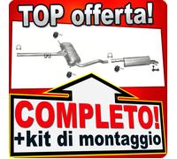 Scarico Completo per VW PASSAT B5 FL 1.9 TDI 130CV 2.0 TDI Marmitta