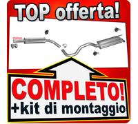 Scarico Completo per VW POLO (6N 6N2) 1.7 1.9 SDI 1.4 TDI 2-Volumi Marmitta