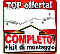 Scarico Completo per VW T4 TRANSPORTER IV 1.9 2.0 2.4 D 2.5 LWB 1990-1995