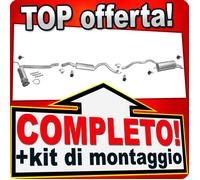 Scarico Completo per VW T4 TRANSPORTER IV 2.4 D 2.5TDi SYNCRO SWB DECAT Marmitta