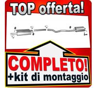 Scarico Completo per VW T5 TRANSPORTER V 2.0 TSi 150PS LWB-Lang Marmitta
