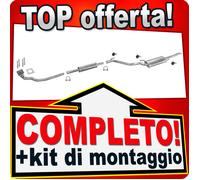 Scarico Completo per VW VENTO 1.9 D per senza CAT. 08.1993-1998 Marmitta