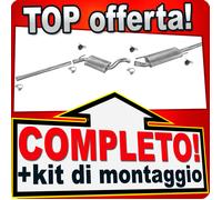 Scarico Completo per VW VENTO 1.9 TD 75PS 1993-1998 Marmitta