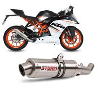 Scarico Completo Storm by Mivv Gp acciaio inox per Ktm Rc 390 2014 > 2016