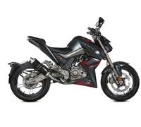 Scarico Completo Storm by Mivv Gp acciaio Nero per Zontes ZT 125 U 2021 2024
