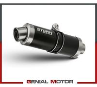 Scarico Completo Storm by Mivv Gp Nero inox per Yamaha Yzf R125 2008 > 2013