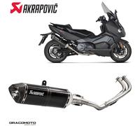 Scarico completo SYM MAXSYM 500 TL 2020 AKRAPOVIC Carbonio RC S-SY5R1-RC