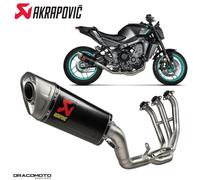 Scarico completo YAMAHA MT-09 ABS 2021-2025 AKRAPOVIC Carbonio RC S-Y9R18-APC