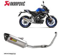 Scarico completo YAMAHA YZF-R 125 ABS 2019-2020 AKRAPOVIC S-Y125R6-HZT
