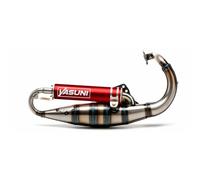 Scarico Completo YASUNI R Silenziatore Rosso per Moto Ricambi