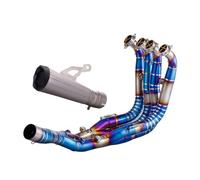 Scarico con Motocicletta Per BMW Per S1000rr Moto Marmitta Di Scarico Collegamento Tubo Centrale Completa Styem(TYPE-E)