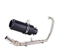 Scarico con Motocicletta Tubo Di Scarico Con Modifica Del Tamburo Contropressione In Acciaio Inossidabile Ad Alte Prestazioni, Parabrezza A Molla Per 250SR(Type-E)