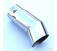 Scarico Cromato Tubo Marmitta Punta Per VW Bora Polo Jetta Passat Fox Vento Golf