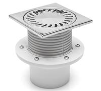 Scarico Della Doccia Acciaio Inox 50x150 MM Incl. Tappetino Guarnizione 441+