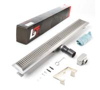 Scarico Doccia Quadrati 700x70mm Duschrost con Acciaio Inox Sifone Capelli