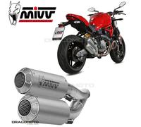 D.042.SM3X - Terminali Scarico Mivv MK3 Inox DUCATI MONSTER 821 / 1200