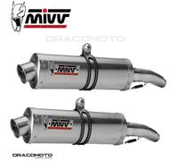 UY.016.LX1 - Terminali Scarico Marmitte Mivv Oval Inox Yamaha YZF 1000 R1 04/06