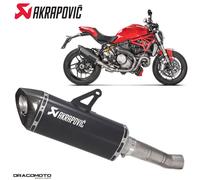 Scarico DUCATI MONSTER 1200 ABS 25th Anniversary 2019 AKRAPOVIC Titanio Nero ...