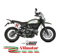 Scarico Ducati Scrambler 800 2019 Mivv Gp Pro Black Terminale Moto Nero D035LXBP