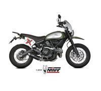 Scarico DUCATI SCRAMBLER 800 Mivv GP PRO Inox Nero D.035.LXBP