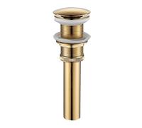 Scarico for Lavabo Pop-up, for, Tappo Di, Accessori for Rubinetti, Ottone Nero Opaco/cromo/oro/oro Spazzolato(Golden B3 N)
