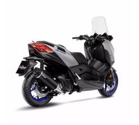 14078K - Scarico Completo LeoVince NERO Inox YAMAHA X-MAX 125/TECH MAX (21-23)
