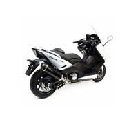 14000 - Scarico Completo LeoVince NERO Inox YAMAHA T-MAX 530 (12-16)