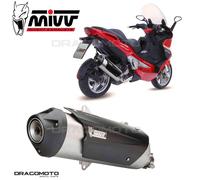 Terminale Scarico MIVV Urban Acciaio inox per Piaggio Beverly 500 2004 > 2006