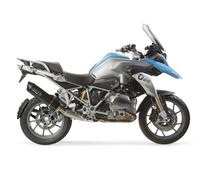 G.P.R. Scarico Slip-On Furore Evo4 per BMW R 1200 GS Adventure 2017-2018 Euro4 Nero Omologato