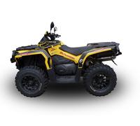 Terminale Scarico GPR DEEPTONE ATV Omo CAN AM OUTLA 1000 VTWIN P.CORTO 2010 2014