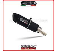 Gpr Exhaust Systems Silenziatore Slip-on Non Omologato Furore Nero Cf Moto 700 Mt 2023-2024 E5 Oval