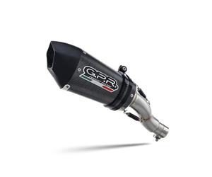 Scarico GPR compatibile con Ducati Multistrada 950 V2 S 2021-2023, GP Evo4 Poppy, Scarico omologato, silenziatore con db killer estraibile e raccordo specifico