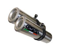 Scarico GPR Ducati Monster 696 2008-2014 Coppia Slip-On M3 Inox Con DB Killers