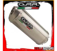Gpr Exhaust Systems Satinox Honda Crf 250 M 13-16 Cat Homologated Slip On Muffler Argento Homologated