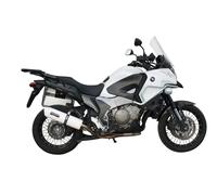 Gpr Exhaust Systems Albus Evo4 Honda Honda Crossturer 1200 17-20 Euro 4 Homologated Slip On Muffler Bianco Homologated