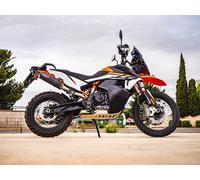 Gpr Exhaust Systems M3 Black Titanium Husqvarna Norden 901 2022-2023 E5 Round Homologated Slip On Muffler Argento Homologated