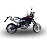 Gpr Exhaust Systems Powercone Evo Double Te 630 E/sms 630/smr 630 10-14 Homologated Muffler Argento Homologated